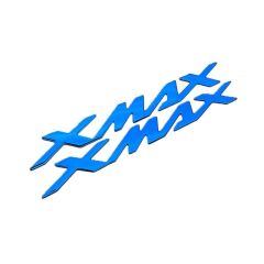 YAMAHA XMAX 2012 - 2025 UYUMLU SELE ALTI METAL YAZI SETİ MAVİ