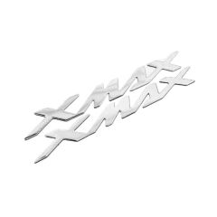 YAMAHA XMAX 2012 - 2025 UYUMLU SELE ALTI METAL YAZI SETİ NİKEL