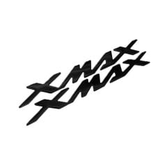 YAMAHA XMAX 2012 - 2025 UYUMLU SELE ALTI METAL YAZI SETİ SİYAH