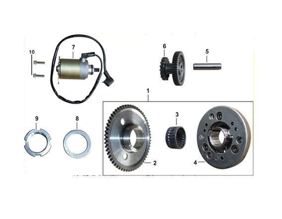 REDİKSİYON DİŞLİSİ ( RİSOTTO 125 )