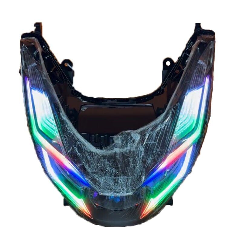 HONDA PCX 2021 - 2024 UYUMLU RGB LED TELEFON KONROLLÜ ÖN FAR TAKIMI BLUETOOTH