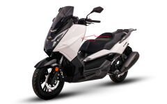 REGAL RAPTOR Max 125 Ön Far Yan Grenaj Beyaz Sol