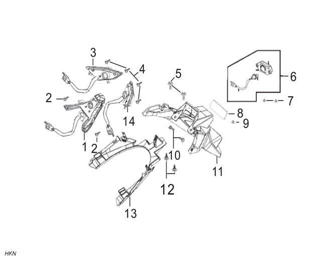 YUKİ STORM 125 ARKA STOP