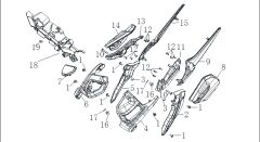 VOGE 500 AC YAN PLASTİK SOL DEKOPRATİF