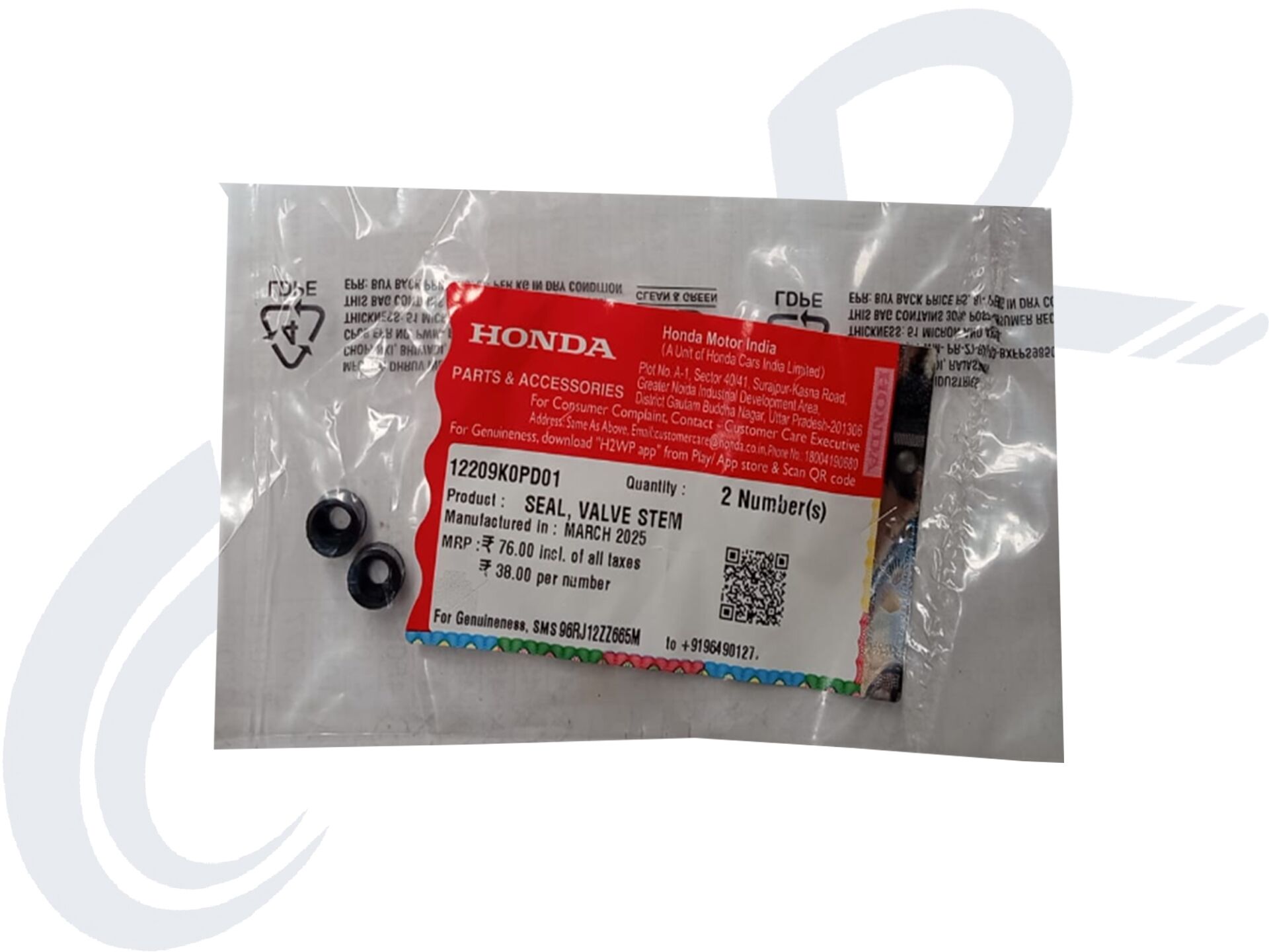 HONDA ACTİVA 125 NEW DELUX SUBAP KEÇESİ ORJ