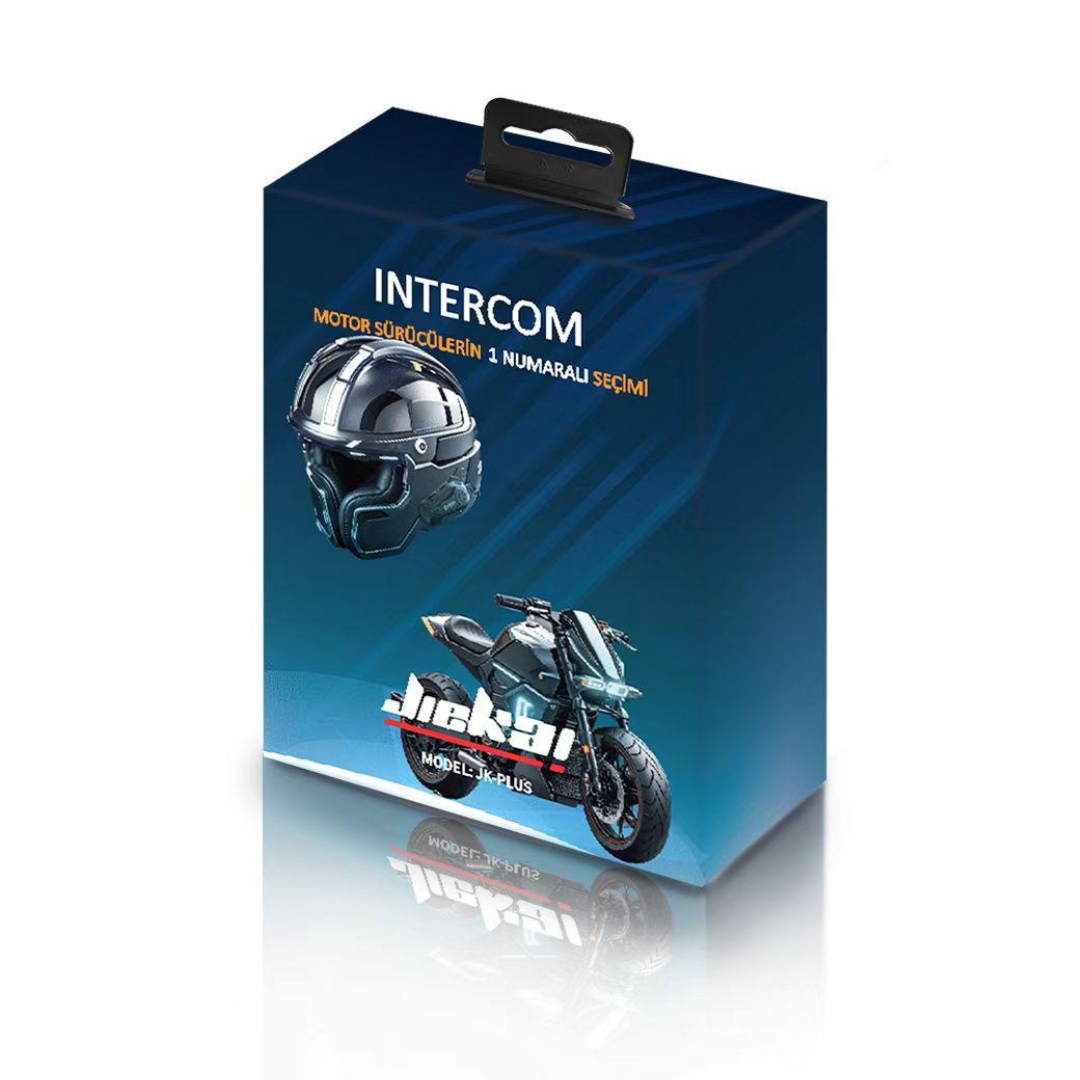 JİEKAİ JK-1000-PLUS İNTERKOM SİYAH ( RENKLİ KAPAKLAR HEDİYE )