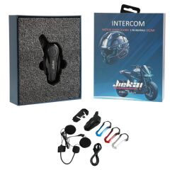 JİEKAİ JK-1000-PLUS İNTERKOM SİYAH ( RENKLİ KAPAKLAR HEDİYE )