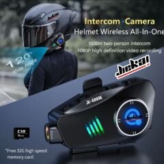 JİEKAİ JK-6000K MOTOSİKLET KAMERALI İNTERCOM İKİLİ EŞLEŞME ( HAFIZA KART HEDİYELİ )