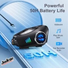 JİEKAİ JK-6000K MOTOSİKLET KAMERALI İNTERCOM İKİLİ EŞLEŞME ( HAFIZA KART HEDİYELİ )