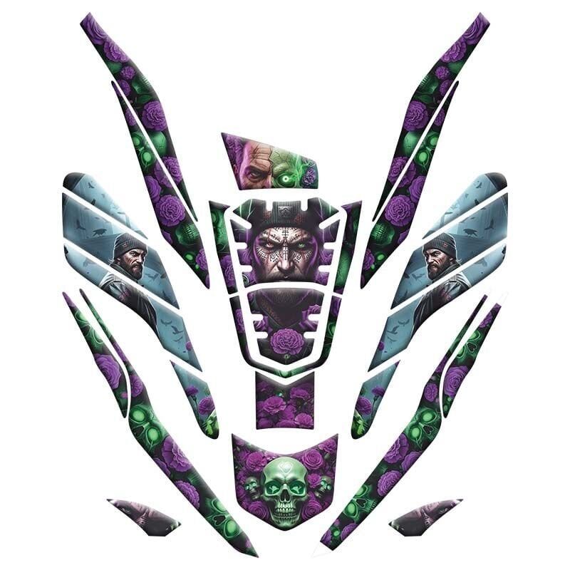 HONDA PCX 2021 - 2024 UYUMLU TANK PAD SET 011