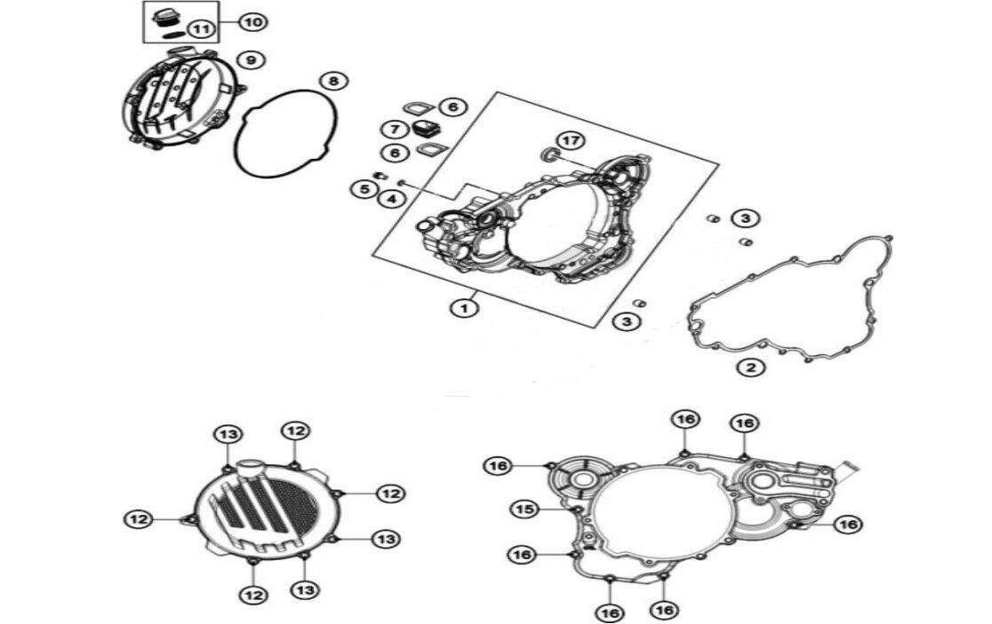 YUKİ DIRTY PAWS Z300 DEBRİYAJ KAPAĞI İÇ