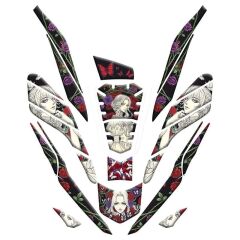 HONDA PCX 2021 - 2024 UYUMLU TANK PAD SET 013