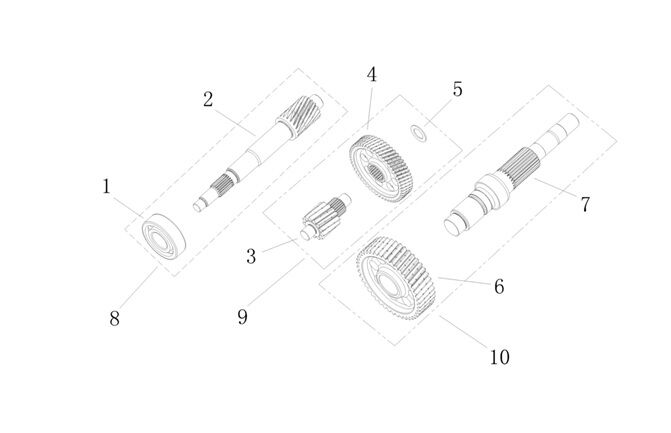 YUKİ GELATO 150 AYNA MARUTİ DİŞLİSİ