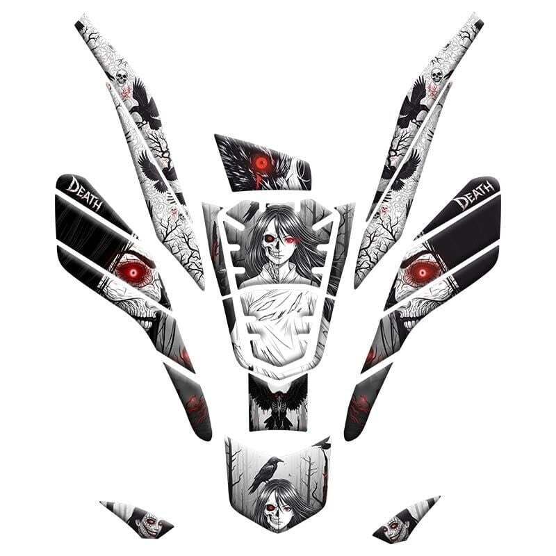 HONDA PCX 2021 - 2024 UYUMLU TANK PAD SET 014