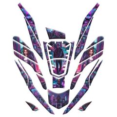 HONDA PCX 2021 - 2024 UYUMLU TANK PAD SET 015