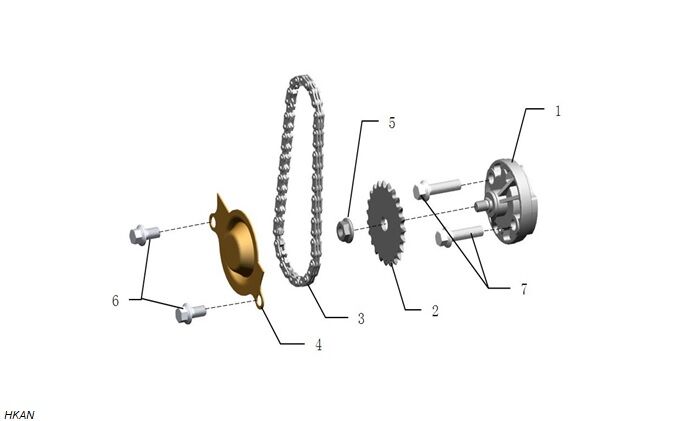 YUKİ STORM 125 YAĞ POMPA DİŞLİSİ