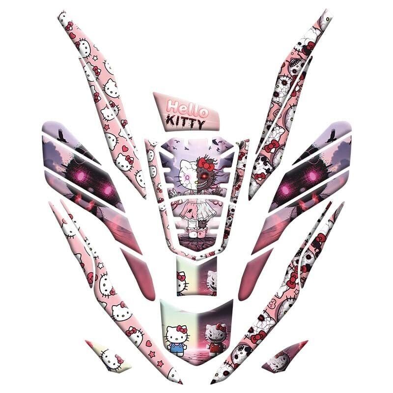 HONDA PCX 2021 - 2024 UYUMLU TANK PAD SET 016