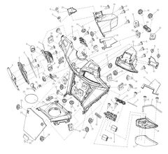 VOGE SR4 MAXİ 350 ÖNB BAGAJ KUTUSU KAPAK