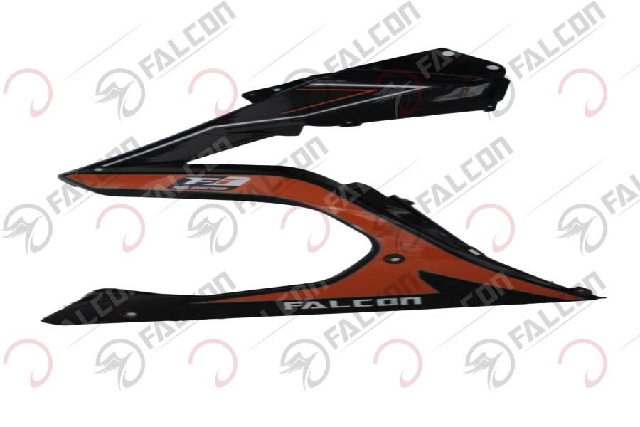 Falcon Fr 177 Racıng Far Karenajı Alt Parça Turuncu Büyük Sol