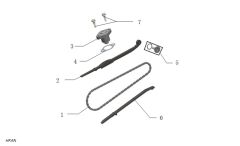 YUKİ STORM 125 EKSANTRİK GERGİ ALT