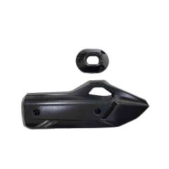 HONDA PCX 2021 - 2025 UYUMLU EKSOZ KORUMA KAPAĞI VE EKSOZ UCU KARBON