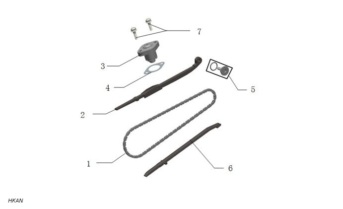 YUKİ STORM 125 EKSANTRİK GERGİ ÜST