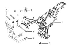 YUKİ YK250GY-7 MOTOR BAĞLANTI DEMİRİ