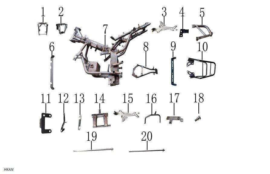KONTAK BRAKETİ (HAMMER 125)