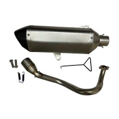 HONDA PCX 2021 - 2025 UYUMLU PERFORMANS EKSOZ SİSTEM KİTİ TİTANYUM