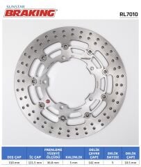 Suzuki B KING 1300 SUZUKI YUVARLAK ÖN FREN DİSKİ