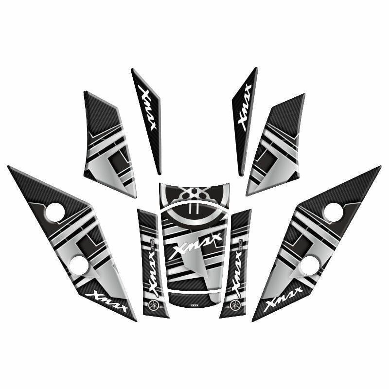 YAMAHA XMAX 2018 - 2022 UYUMLU Tank Pad Set 007
