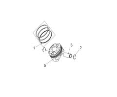 REGAL RAPTOR Promax 650L Piston Sekman Set