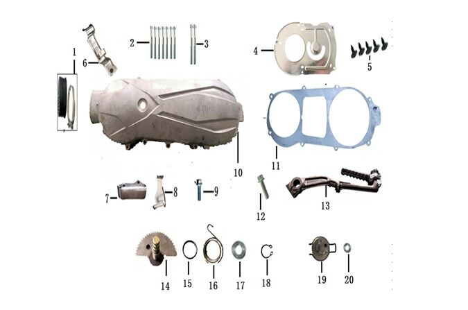 AYAKTAN MARŞ PEDALI ( RİSOTTO 125 )