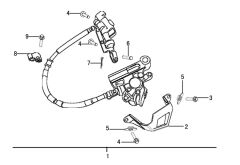 YUKİ YK250GY-7 ARKA FREN KALİPERİ