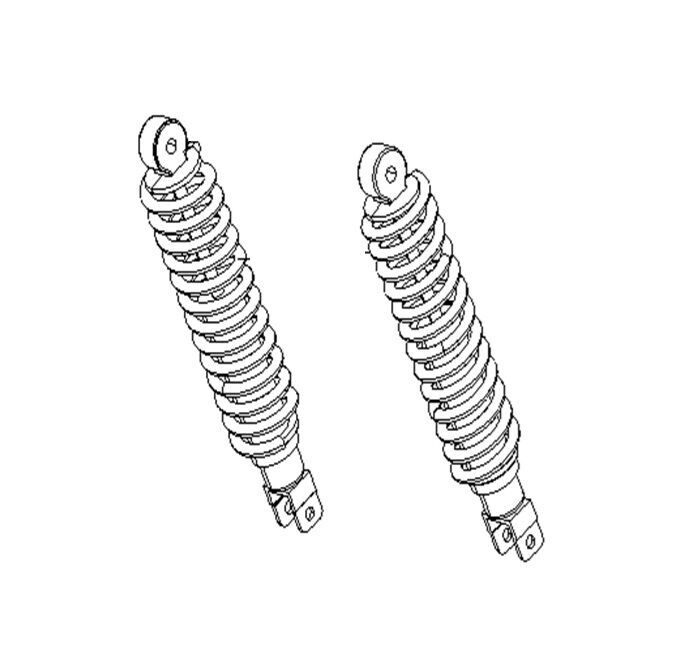 REGAL RAPTOR Max 125 Arka Amortisör Takım