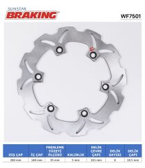 Suzuki GSX-R 1300 HAYABUSA SUZUKİ DALGALI ARKA FREN DİSKİ