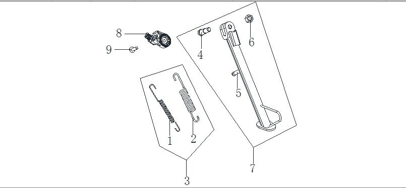 VOGE 250 RR YAN SEHPA YAYI KÜÇÜK