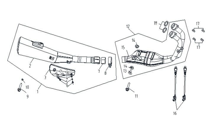 VOGE 500 AC EGZOZ ARKA