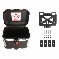 GP Kompozit Universal 33 lt Plastik Motosiklet Çantası Siyah