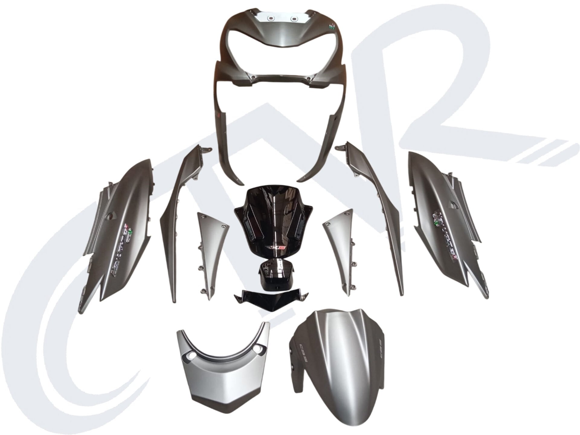 RKS NEW LIGHT 125 PRO KAPORTA SETİ GRI CTVR