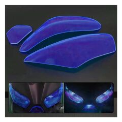 YAMAHA XMAX 2018 - 2023 UYUMLU FAR KORUMA CAMI MAVİ