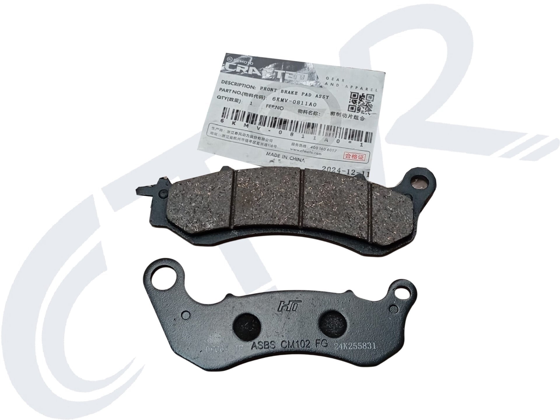 CF MOTO 250NK- 250SR ÖN FREN BALATASI TAKIMI ORJ 6KMV-0811A0