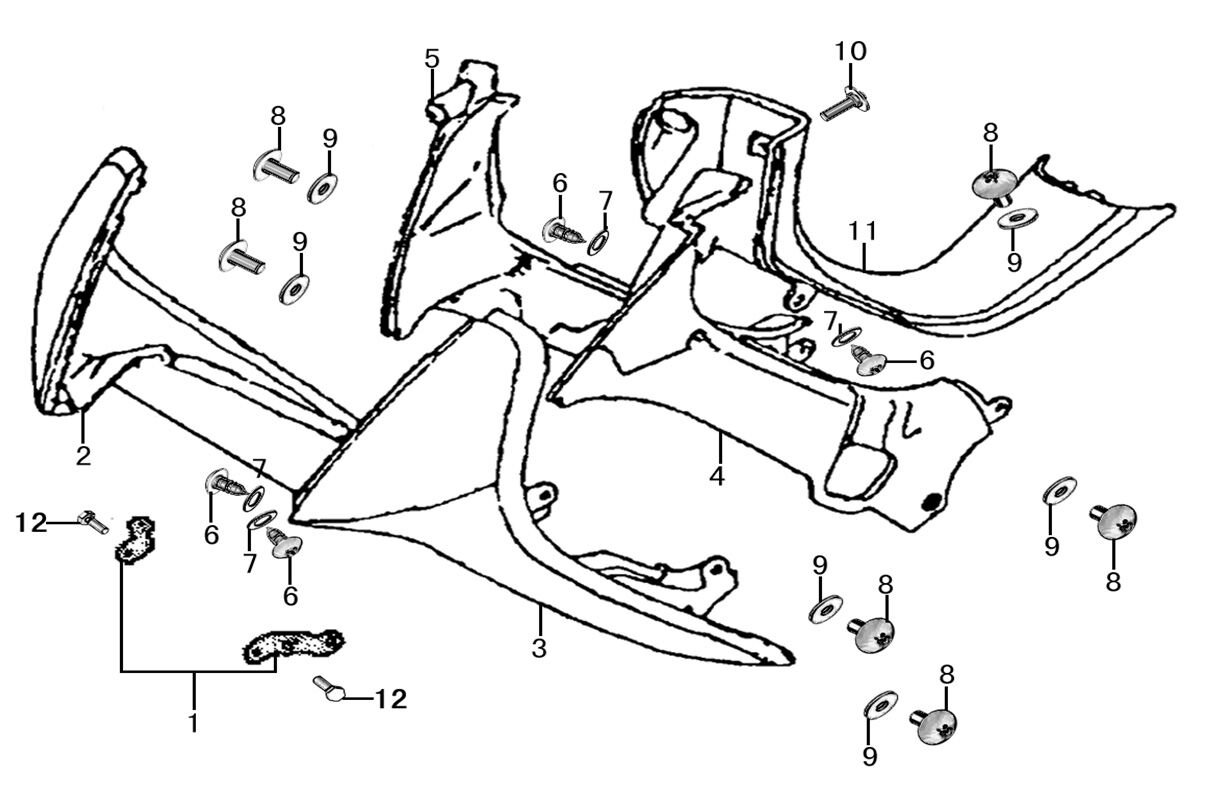 YUKİ GUSTO DIŞ DİZLİK SOL KIRMIZI
