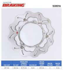 Yamaha X-Max / Iron Max YAMAHA X-MAX 125-250-400 / T-MAX 500 DALGALI ÖN FREN DİSKİ