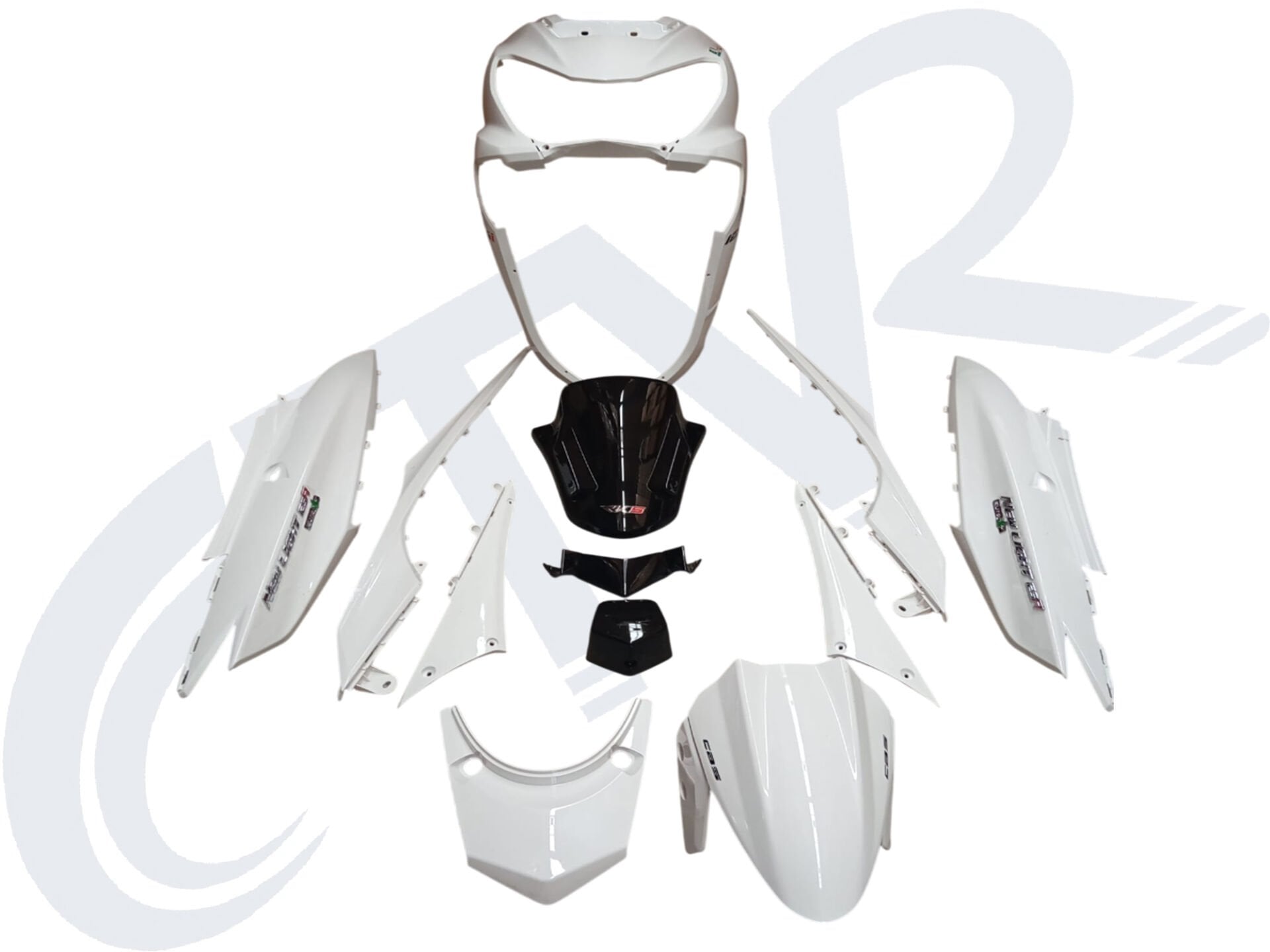 RKS NEW LIGHT 125 PRO KAPORTA SETİ BEYAZ CTVR