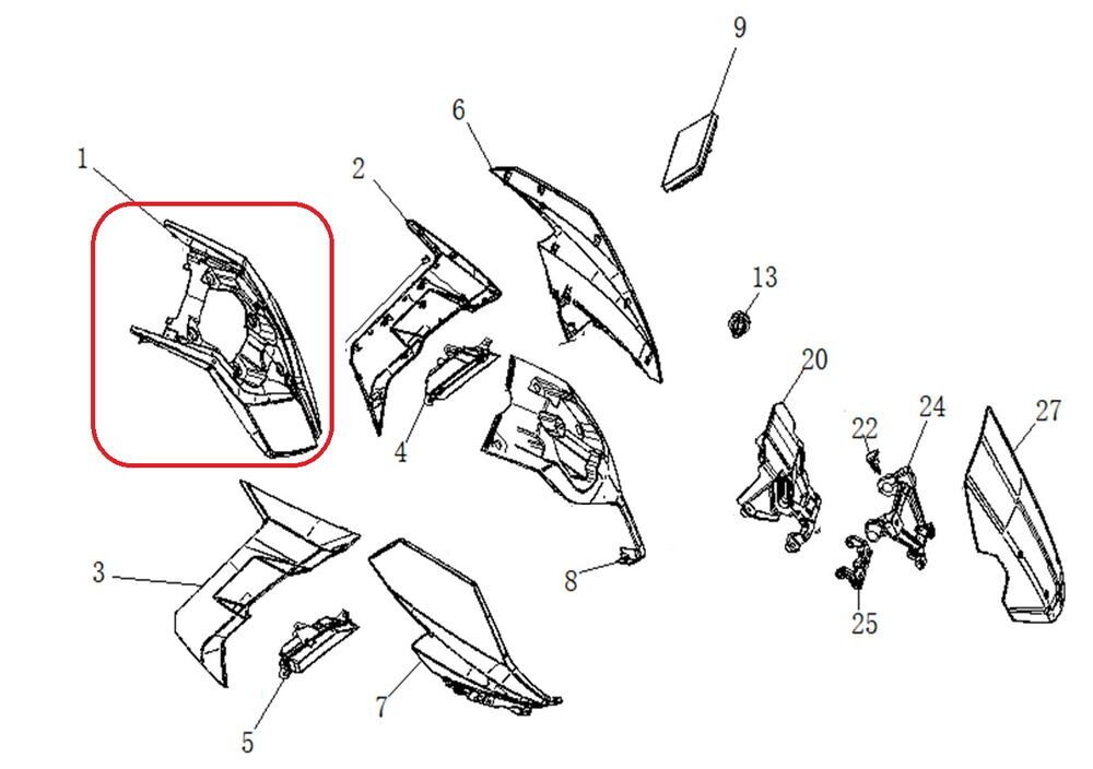 REGAL RAPTOR Xsuv 250 Ön Panel Alt