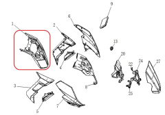 REGAL RAPTOR Xsuv 250 Ön Panel Alt