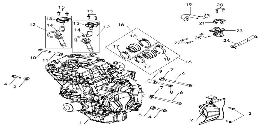 VOGE 500AC ÖN DİŞLİ KAPAK