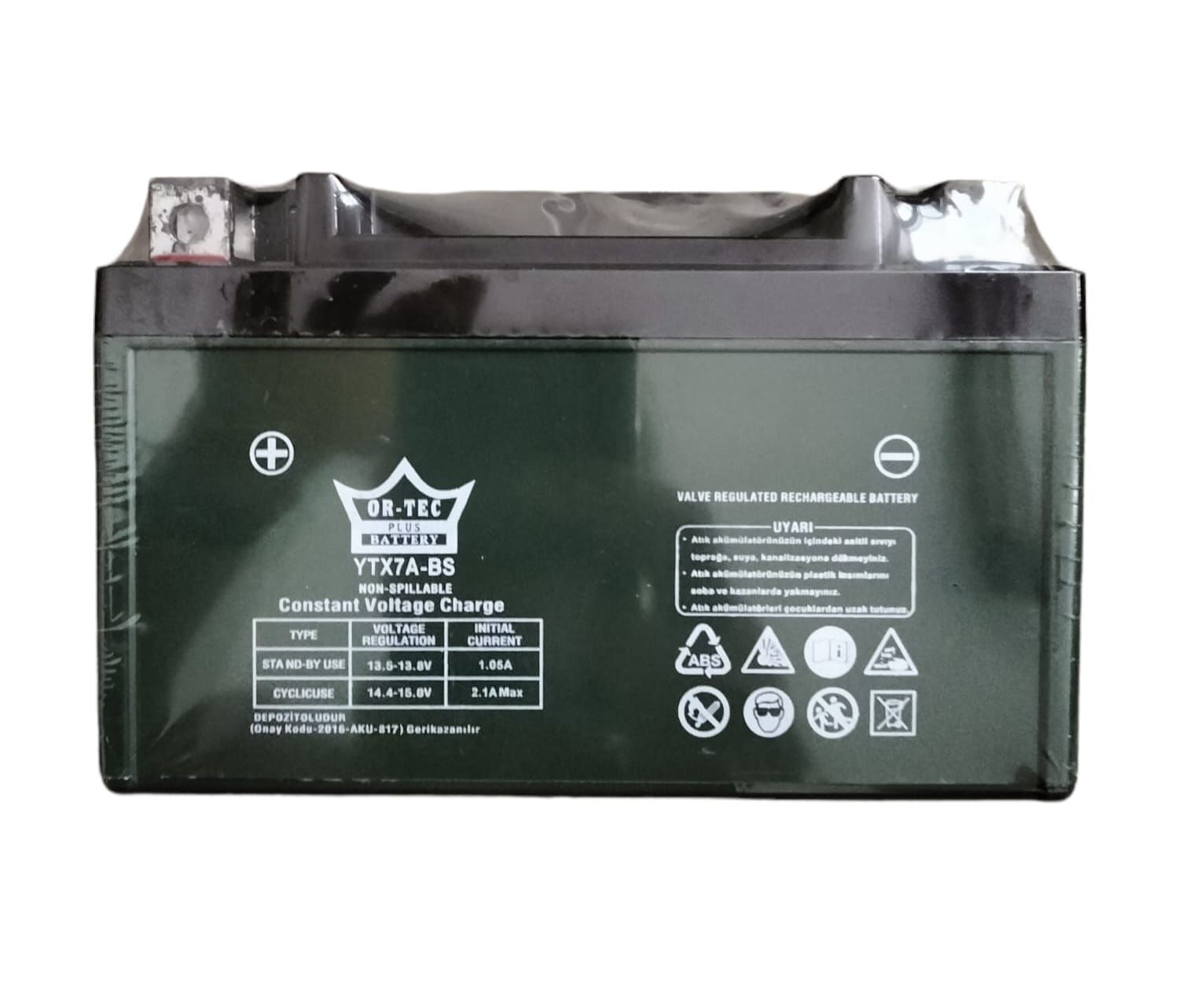 AKÜ (SCOOTER MOTOR) YTX7A 12V-7AH