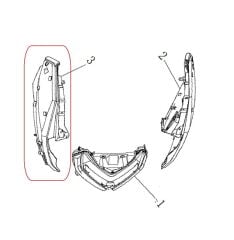 REGAL RAPTOR Xsuv 250 Far Grenajı Alt Siyah Parça Sol
